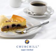 Блюдце Churchill ресторан WHCS1 Maple Coffee/Mocha 12.7 см White