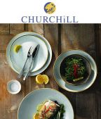 Тарелка глубокая Churchill ресторан SDESVWBL1 Stonecast Duck Egg Blue 28 см - 468 мл