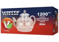 Чайник заварочный Vitesse VS-1692 Miki стеклянный 1.2 л