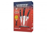 Набір ножів Vitesse VS-2700 Cera shef на підставці 4 шт Кераміка