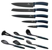 Набор кухонных принадлежностей и ножей BERLINGER HAUS 6249BH Metallic Line Aquamarine Edition 13пр
