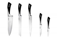Набір ножів VINZER 50125 Tsunami на підставці 6 пр
