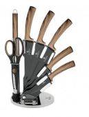 Набор ножей BERLINGER HAUS 2287BH Ebony Maple Collection 8пр