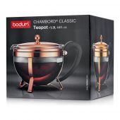 Заварочный чайник Bodum 11656-18 Chambord медный 1.3 л
