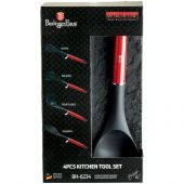 Набір кухонний BERLINGER HAUS 6234-BH Metallic Line Black Burgundy Edition 4 пр