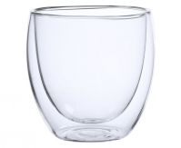 Набор стаканов с двойными стенками CON BRIO 8309-2CB стеклянных 90 мл - 2 шт