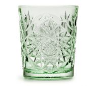 Набір склянок для віскі Libbey Leerdam 2651VCP35 (922288) Hobstar Ebony Green 350 мл - 6 шт