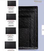 Тарілка прямокутна WILMAX 661108/A SlateStone Black 19,5 х 14,5 см