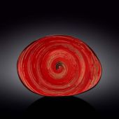 Блюдо камень WILMAX 669242/A Spiral Red 33х24,5 см