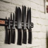 Набор ножей BERLINGER HAUS 2535A/BH Black Rose Collection с магнитной подставкой 6 пр