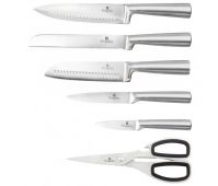 Набір ножів Berlinger Haus 2467BH Black Silver Collection на бамбуковій підставці 8 пр