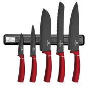 Набір кухонних ножів BERLINGER HAUS 2534ABH Burgundy Metallic Line 6пр