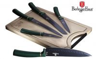 Набор ножей с доской BERLINGER HAUS 2551BH Emerald Collection 6 пр.
