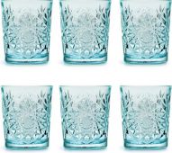 Набор стаканов для виски Libbey Leerdam 2651VCP35 (922318) Hobstar Sky Blu 350 мл - 6 шт
