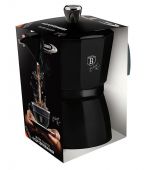 Кофеварка гейзерная Berlinger Haus 7214BH Carbon Pro Edition 3 чашки