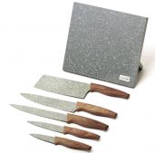 Набір ножів Kamille 5045 на підставці 6 предметів