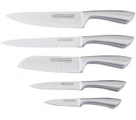 Набір ножів Kamille 5131 на підставці (5 ножів + підставка)