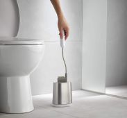 Йоржик туалетний з тримачем Joseph Joseph 70561 Flex™ Steel Lite 42,5x12,5x8,9 см