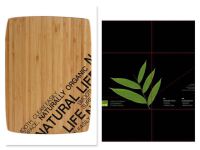 Обробна дошка Bergner 4920-BG Natural life бамбукова 30х22х1,5 см