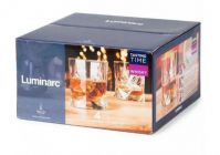 Склянки низькі для віскі LUMINARC 4022Q, Tasting Time Whiskey 340 мл 4 шт