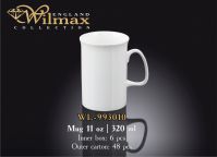 Wilmax 993010 Кружка 320мл (цена за 1 шт, набор из 6 шт)