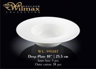 Фарфоровая тарелка для спагетти Wilmax 991187 255 мм