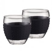 Набір стаканів Bodum 11185-01 Pavina 2x350 мл Black