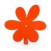 Вішалка настінна Glozis H-019 Flower Orange 13 х 12 см