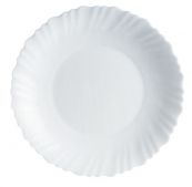LUMINARC 11367 FESTON Біла обідня тарілка 23см (ціна за 1 шт, набір з 6 шт)