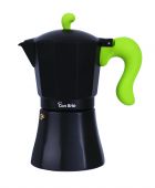 Кофеварка гейзерная CON BRIO 6609CB 0,45 л Зеленая ручка