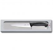 Кухонный разделочный нож Victorinox 6.8003.15G SwissClassic 19 см чёрный в подарочной упаковке
