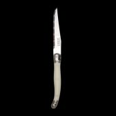 Ніж для стейка з зазубреним лезом Steelite 53854S057 Laguiole Knives White Handle