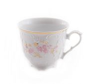 Чашка Cmielow 9704 Rococo Pink flower фарфор 250 мл - 6 шт