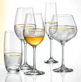 Набор бокалов для шампанского Bohemia Crystalex 40729/Q9324/190 Viola Club 190 мл - 6 шт