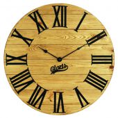 Настенные часы Glozis A-052 Kansas Gold деревянные 60 х 60 см