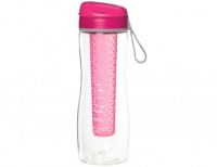 Бутылка для воды Sistema 660-5 Tritan™ Infuser с инфузером 800 мл pink