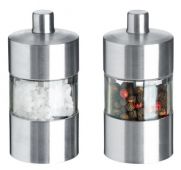 Набор мини-мельниц для соли и перца Vega 10051241 Moreno 4х8.5 см 2 пр