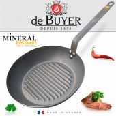 Сковорода-гриль стальная de Buyer 5613.32 Mineral B 32 см