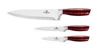 Набор литых ножей BERLINGER HAUS 2464BH Burgundy Metallic Line 3 пр