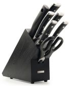 Набор ножей Wuesthof 1090370703 Classic Ikon на подставке 7 шт Кованые
