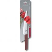 Нож кухонный шефский Victorinox 6.9016.221B Swiss Modern 22 см Бордо
