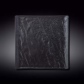 Тарілка квадратна WILMAX 661107/A SlateStone Black 27 х 27 см