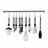 Набор кухонных принадлежностей BERLINGER HAUS LP KL-013 Black Silver Collection на планке 8 пр
