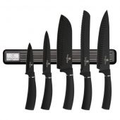 Набір ножів BERLINGER HAUS 2536A/BH Black Silver Collection з магнітною підставкою 6 пр