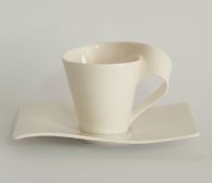 Чашка кофейная с блюдцем Villeroy & Boch 1025251291 New Wave 200 мл