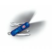 Нож-брелок Victorinox 0.6228.Т2 SwissLite Sapphire прозрачный синий 58 мм с подсветкой