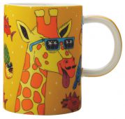 Кухоль для чаю LIFETIME BRANDS DX0700 Giraffe MULGA порцеляновий, 12 х 8,5 х 11 см, 450 мл