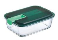 Емкость прямоугольная для еды LUMINARC 7429P, Easy Box 820 мл (зеленая)