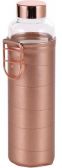 Пляшка для напоїв 600 мл BERGNER 20140-BG-CP Copper 7х7х23.5 боросилікатне скло, рожева
