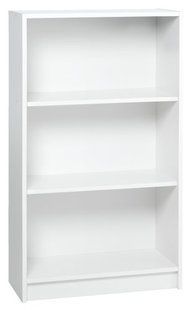 Стелаж 3пол широкий білий 70х120х29 см 3606825 фото